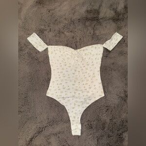 Princess Polly Cream One-Piece Swimsuit with Yellow Floral Print